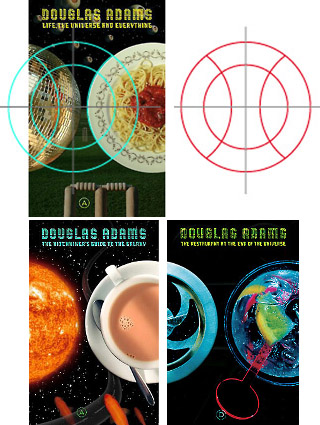 Douglas Adams book covers