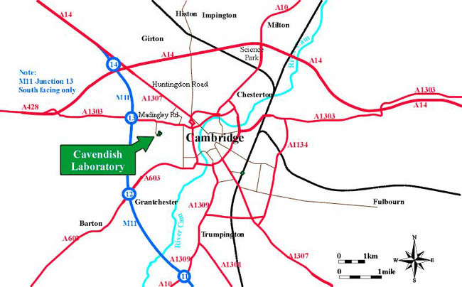 map cavendish